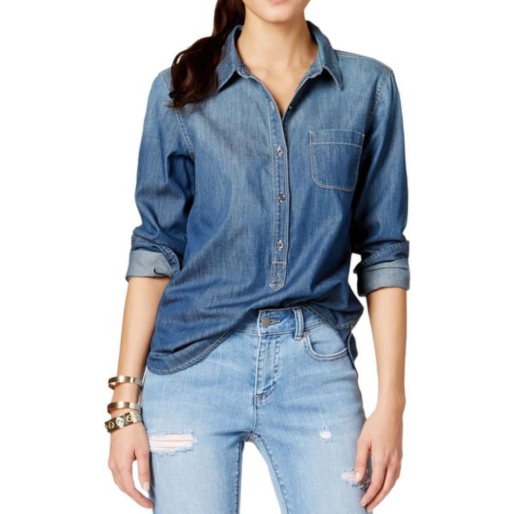 Two by Vince Camuto Denim Shirt